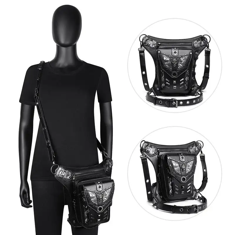 Compact Leather Chain Casual Crossbody Bag