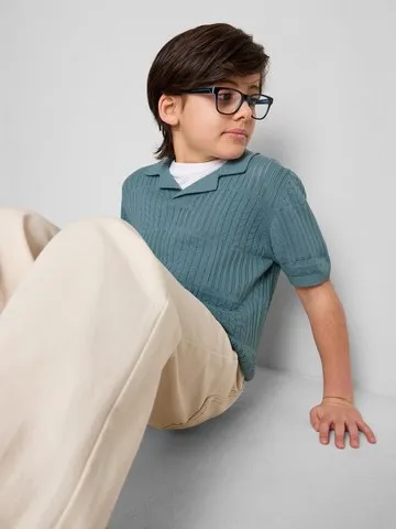 7-15yrs | Knit Polo Shirt