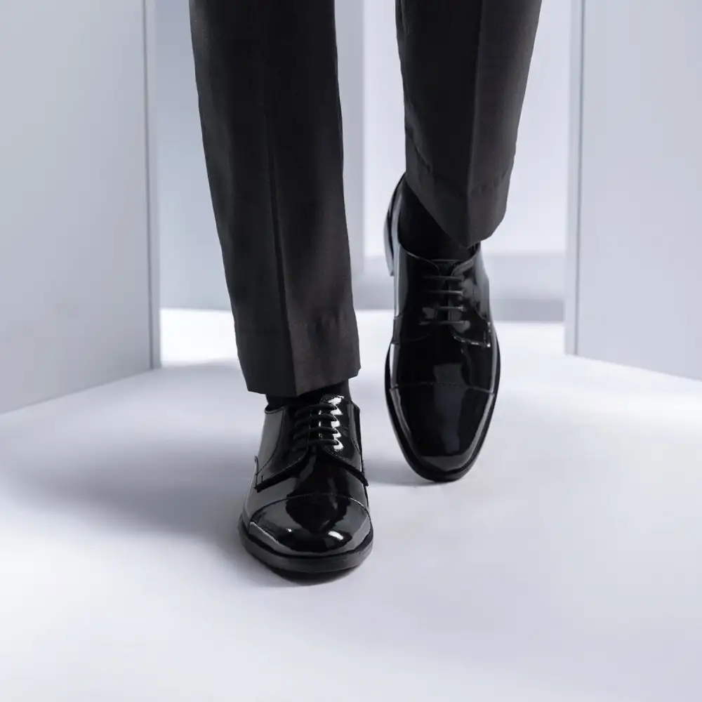 Black Patent Leather Loafers