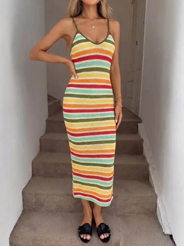 Everyday Bodycon Knit Midi Dress