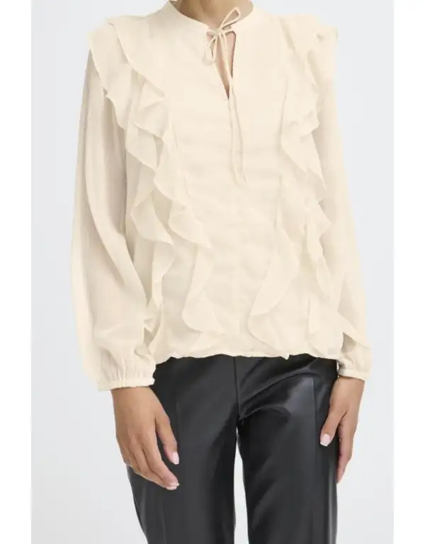 Ruffled Detail Everyday Blouse