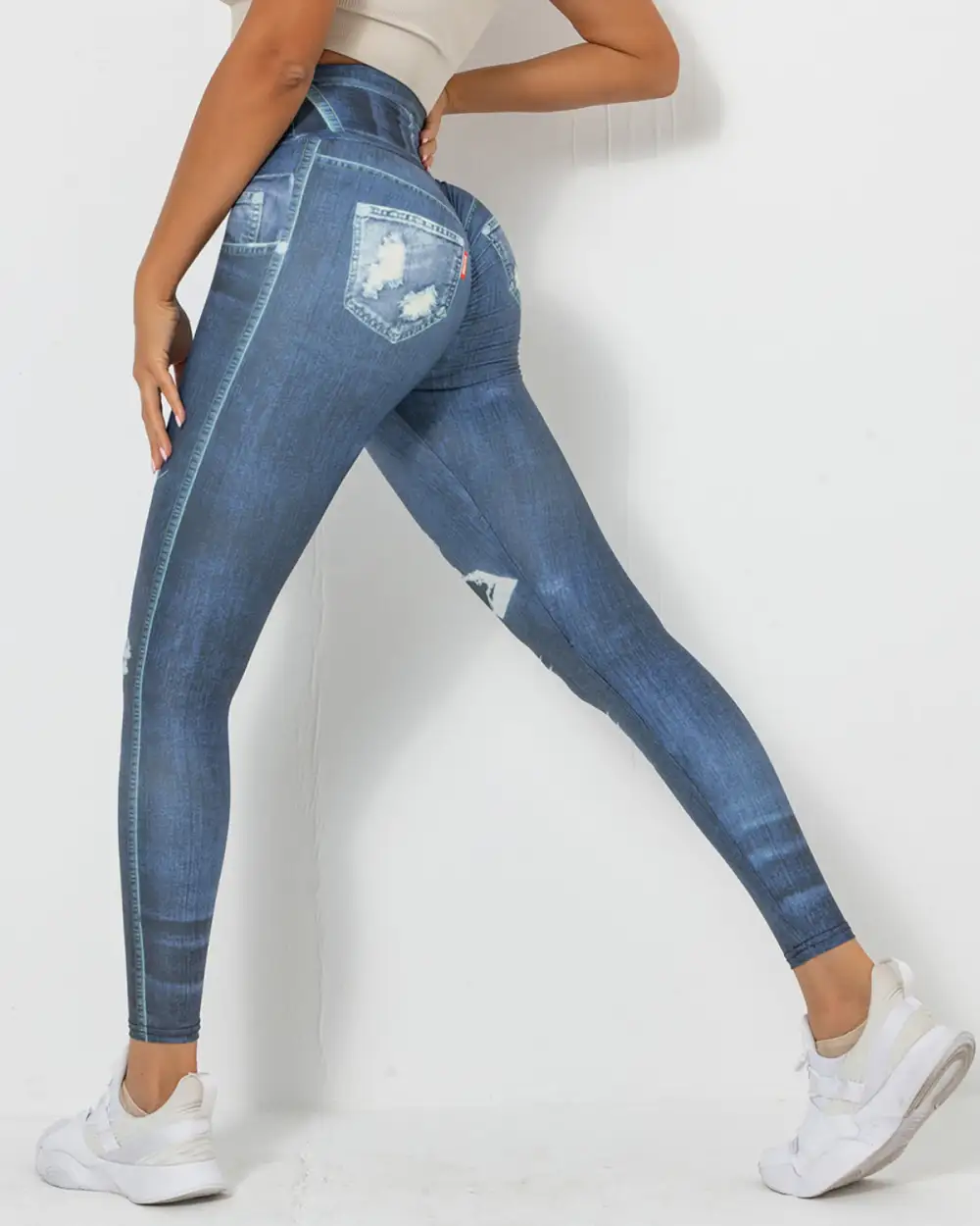 Active Scrunch Denim Leggings