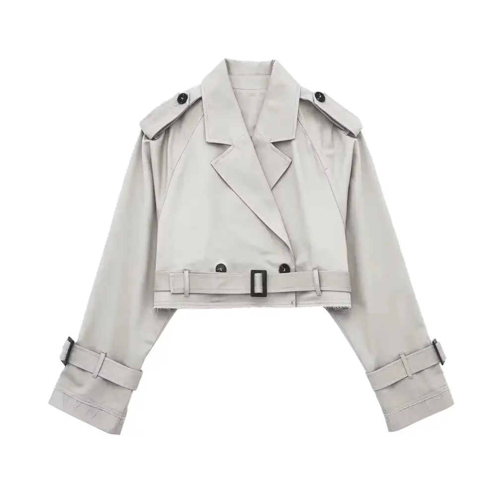 Refined Patch Pocket Trench Coat