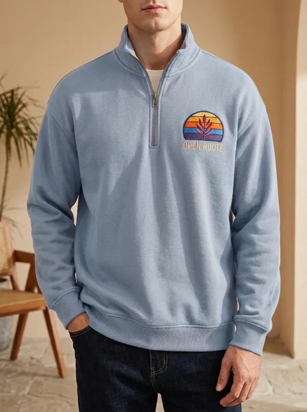 Half-Zip Men's Half-Zip Sweatshirt