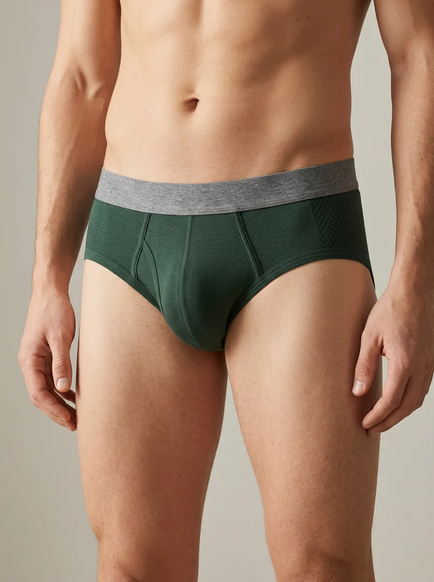 Everyday Waistband Detail Core Style Men's Boxer Briefs