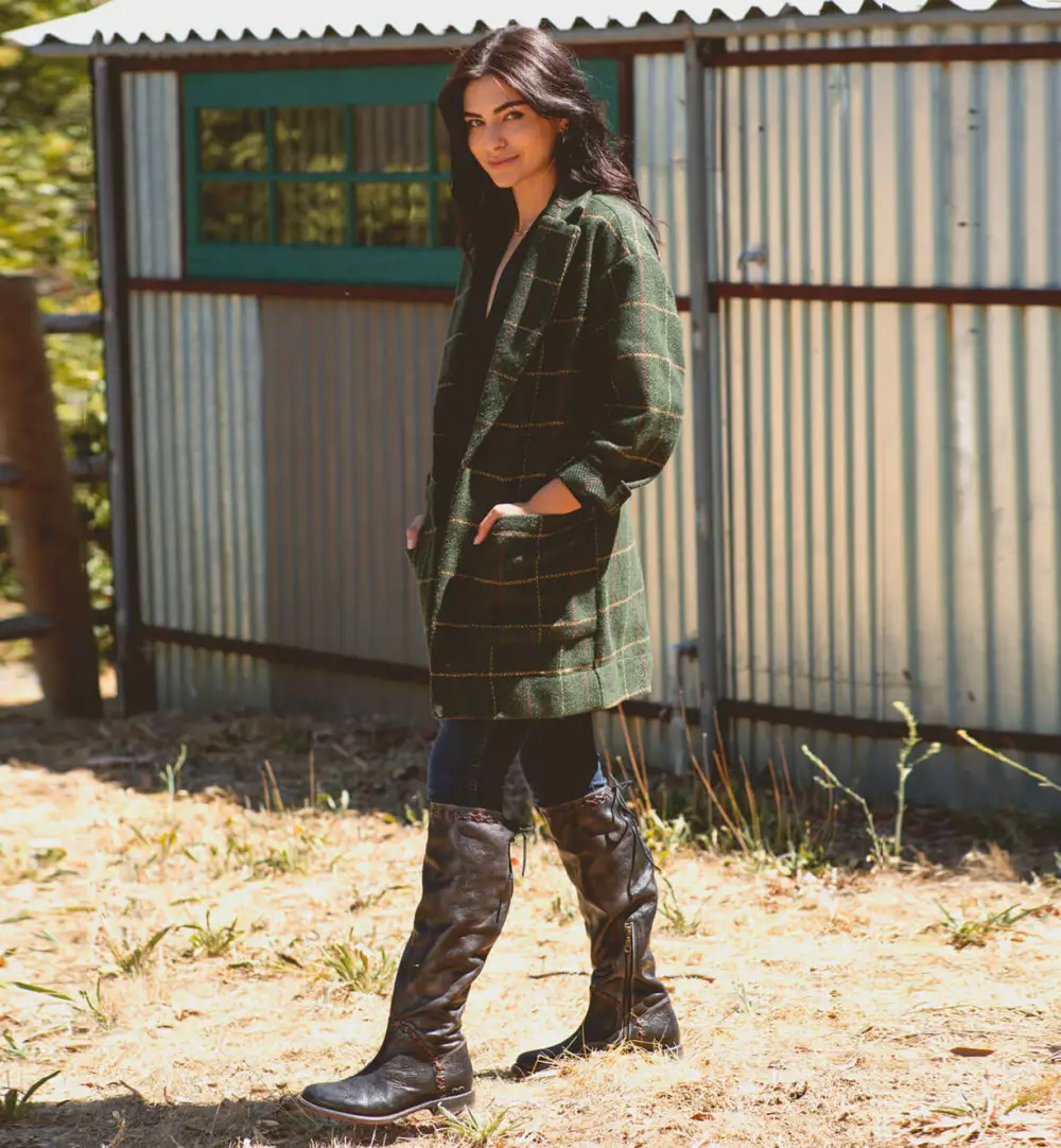 Back-Lace Side-Zip Everyday Boots