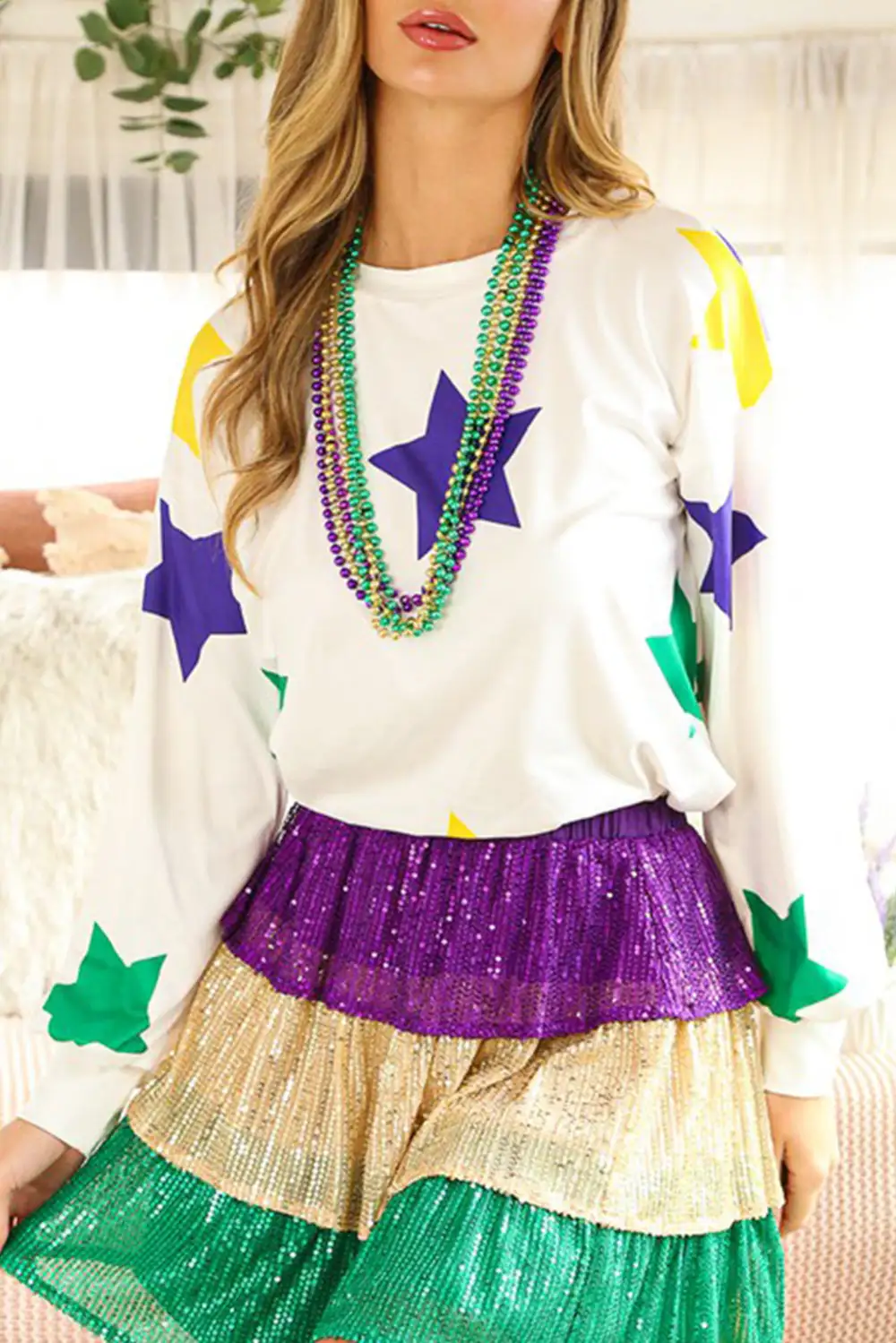 Women's Graphic Long Sleeve Top