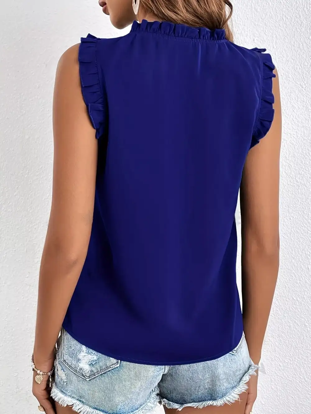 Refined Refined Ruffle-Trim Tank Top