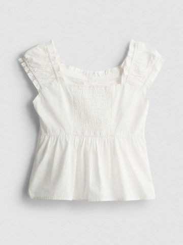 7-15yrs | Shirred Square Neck Blouse detail 1