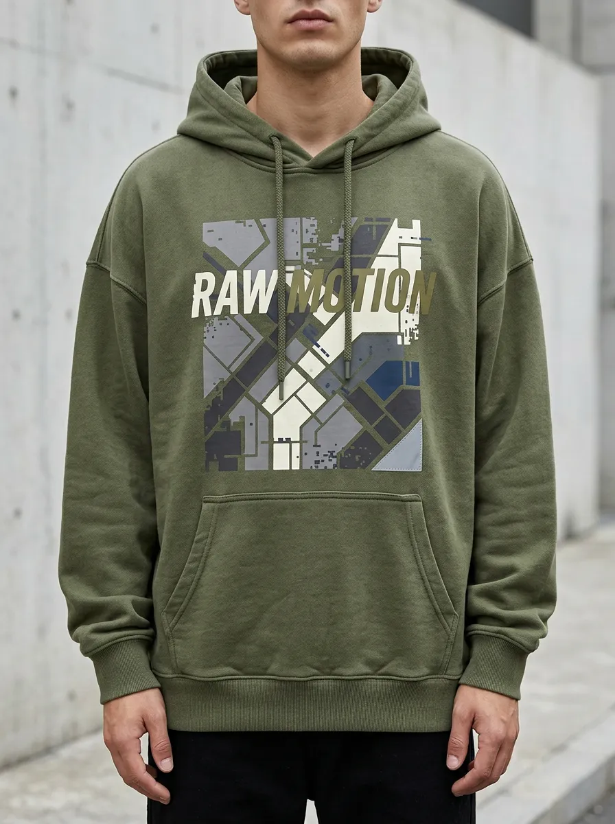 Graphic Geometric Men's Graphic Hoodie