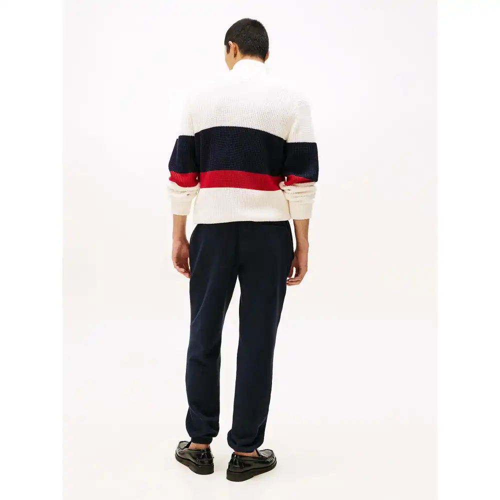 Cuffed-Leg Fleece Jogger Casual Pants