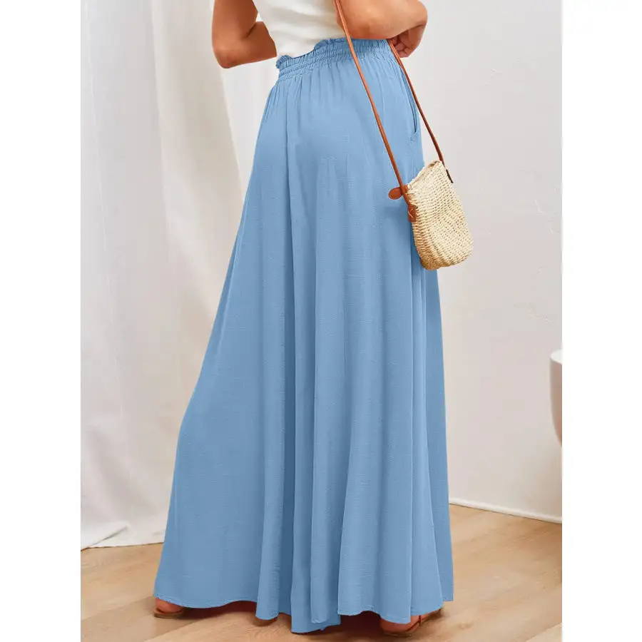 Casual Wide Leg Pants with Pockets