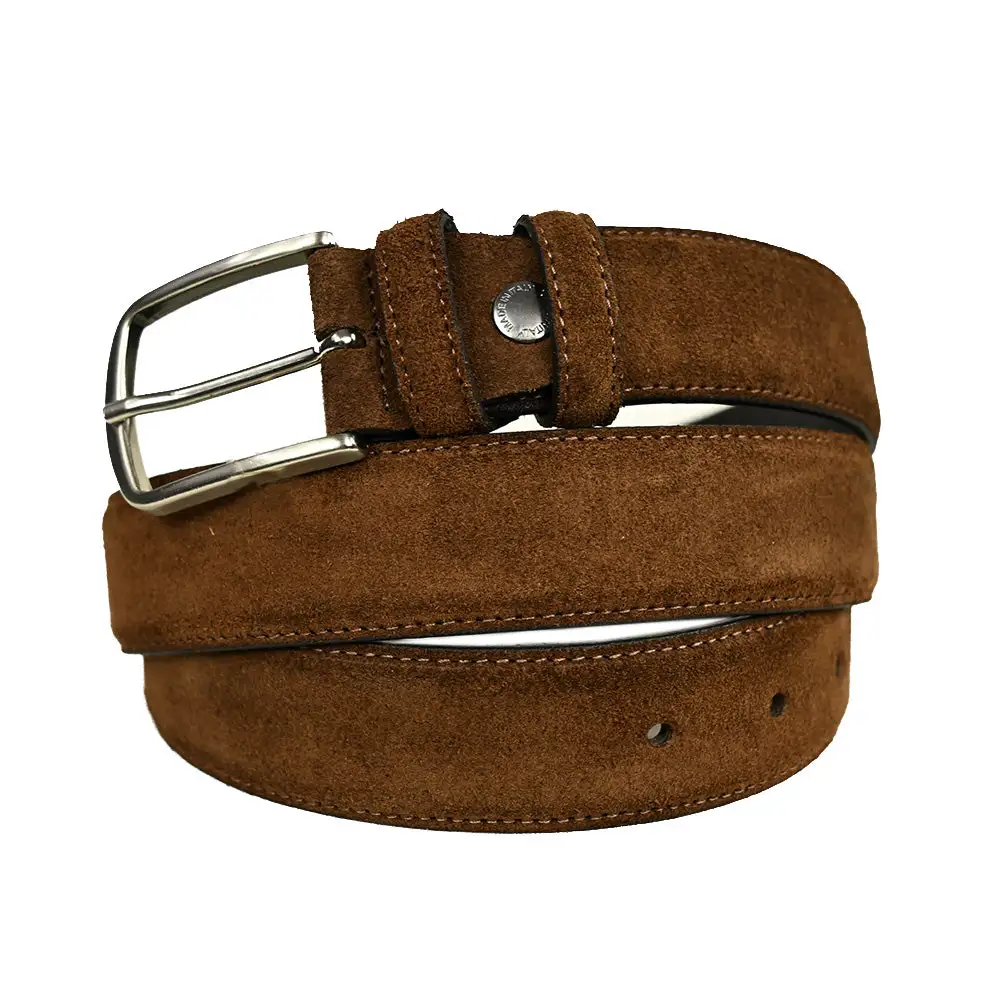 Understated Suede Buckle Belt