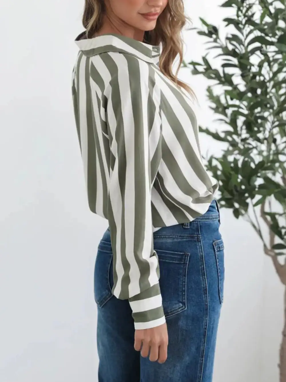 Striped Button Down Shirt