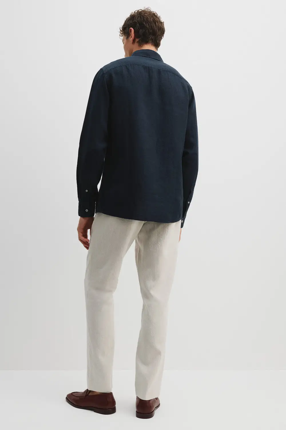 Men's Casual Regular Fit Linen Shirt