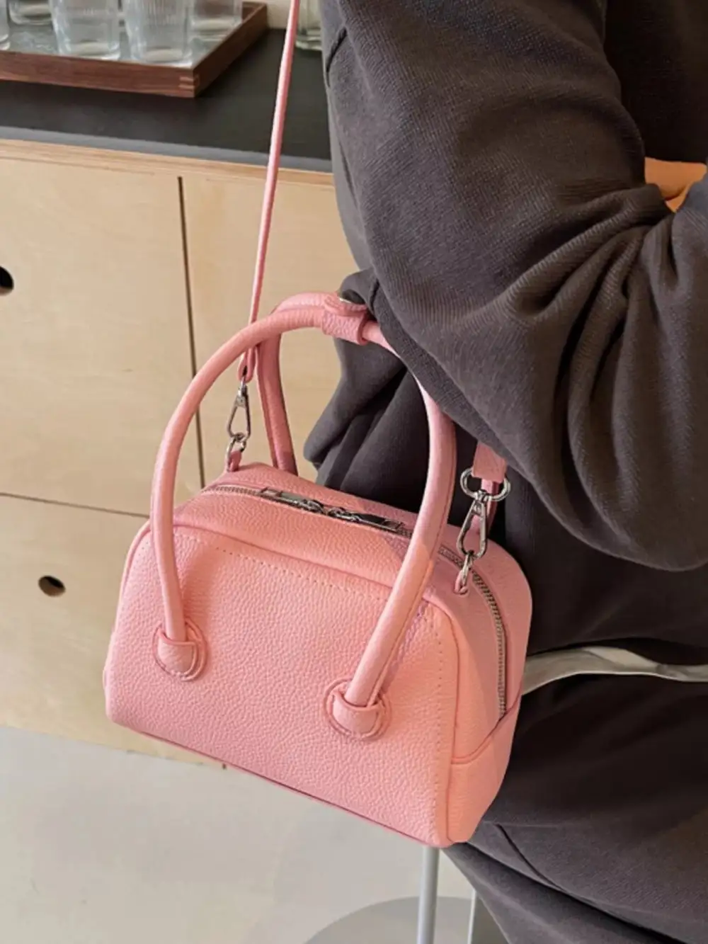 Women's Faux Leather Crossbody Bag