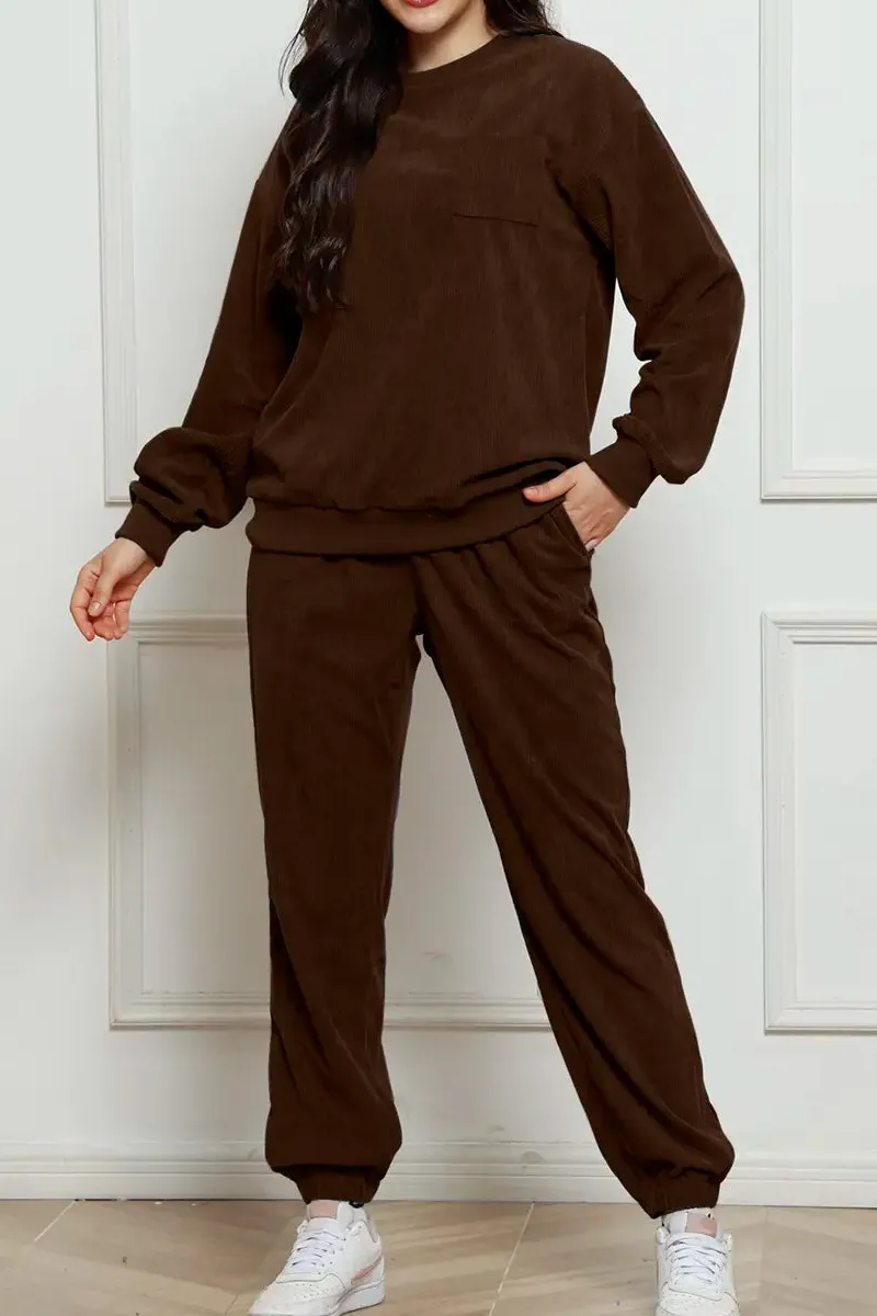 Drawstring Comfortable Everyday Pajama Set