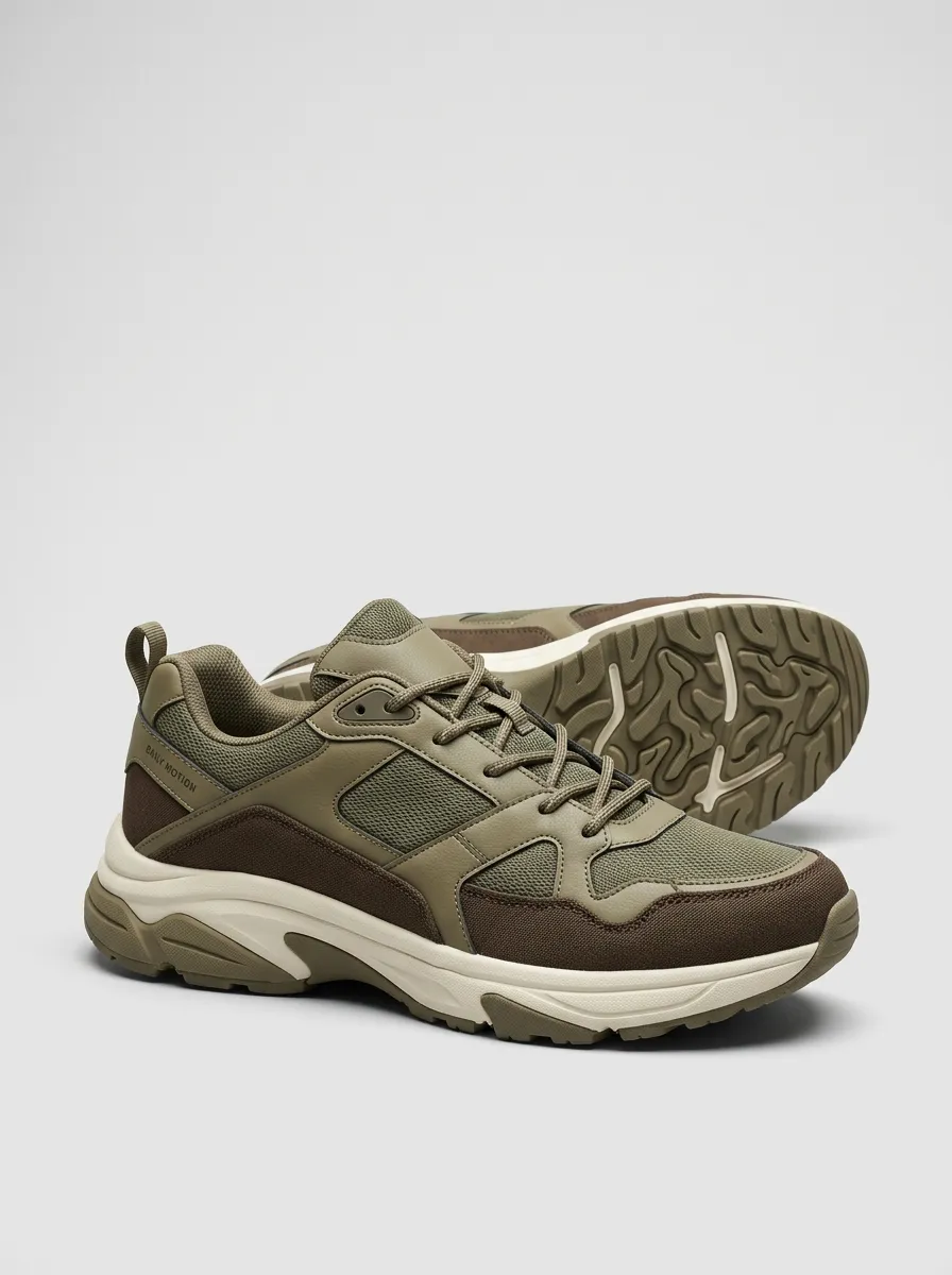 Minimal Hiking-Inspired Casual Sneakers