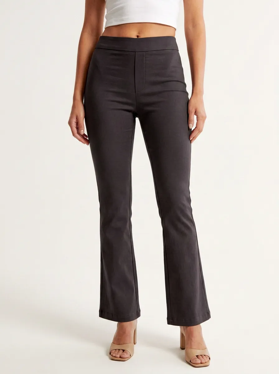 Polished Mid-Rise Women's Stretch Mid-Rise Pants