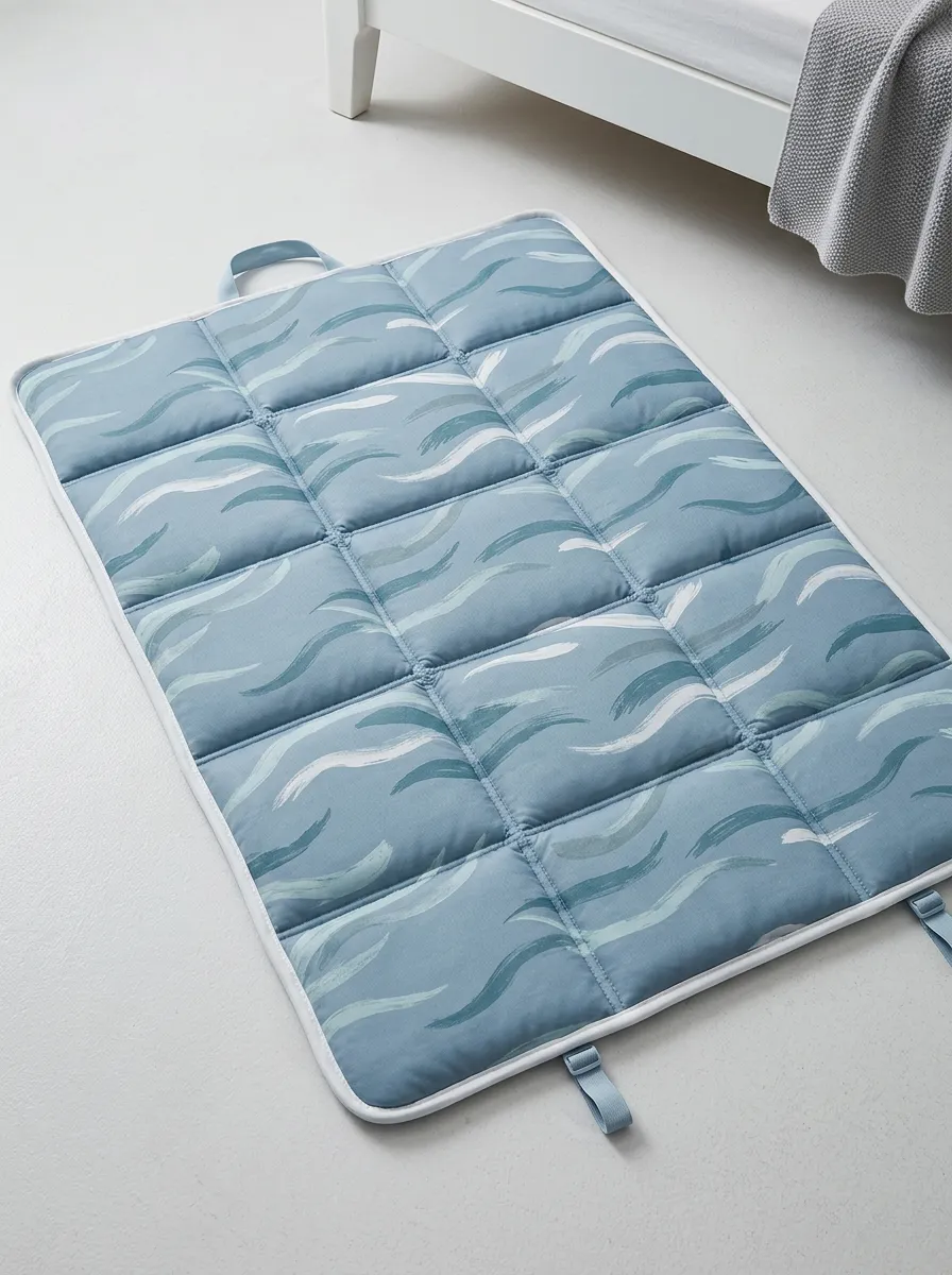 Blue Wave Pattern Cooling Mat