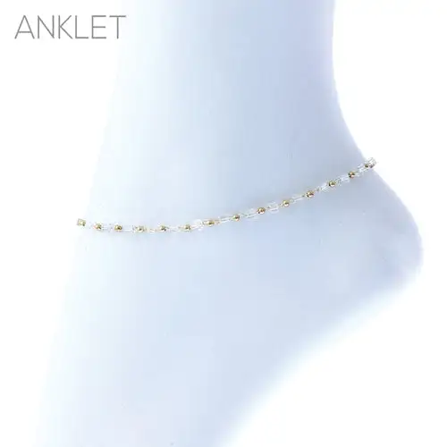 Timeless Crystal Accent Anklet