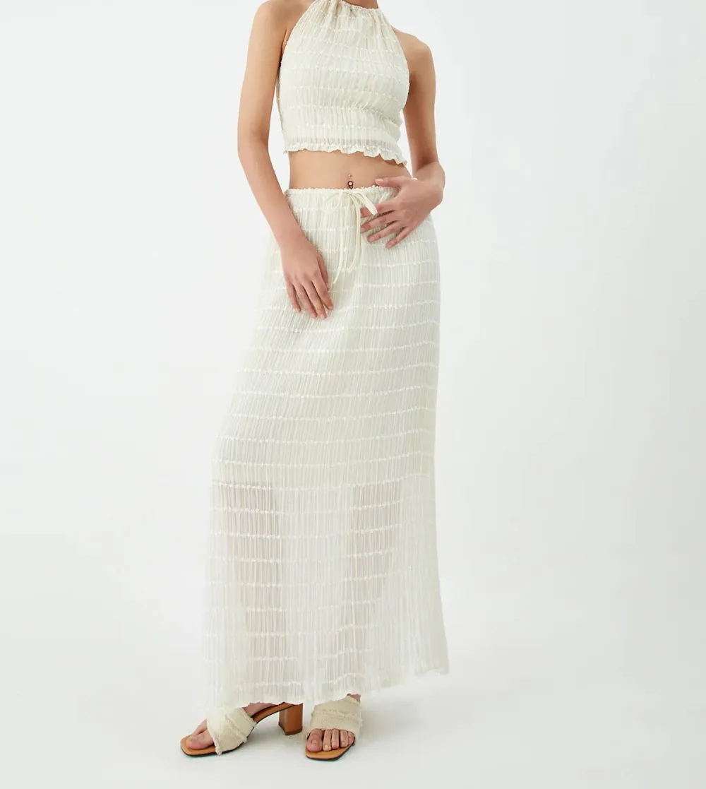 Frill Detail Two-Piece Set