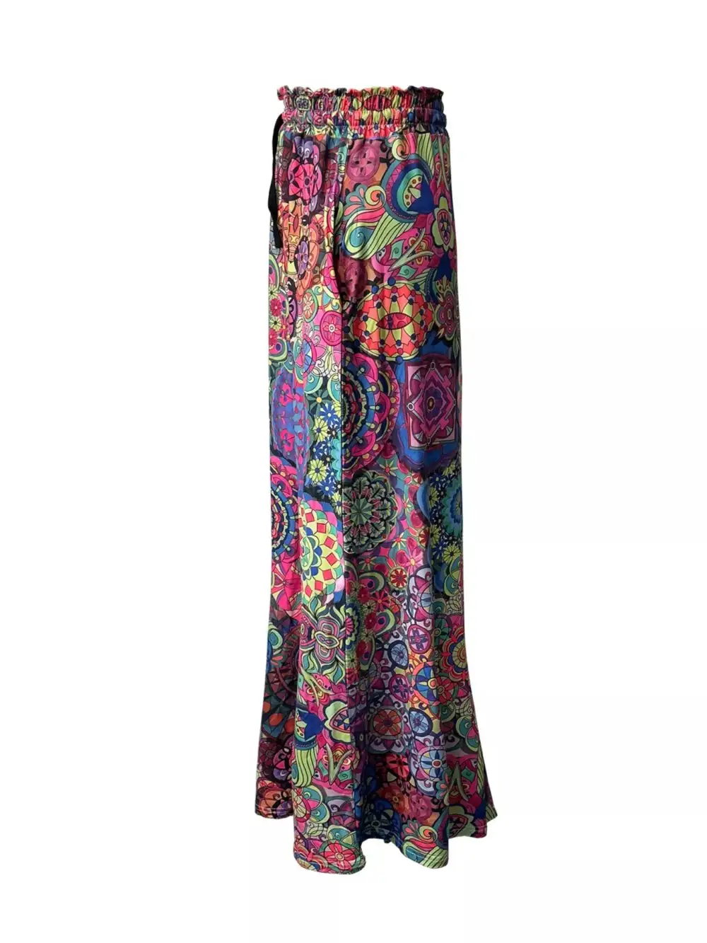 Refined Printed Wide Leg Pants