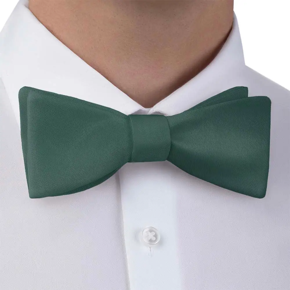Distinctive Solid Pattern Bow Tie