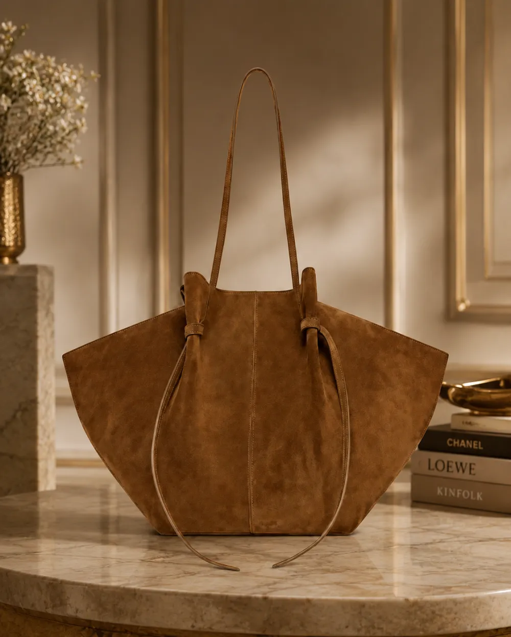 Structured Oversized Slouchy Tote Bag