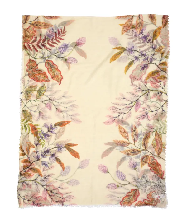 Casual Style Flower Trail Scarf