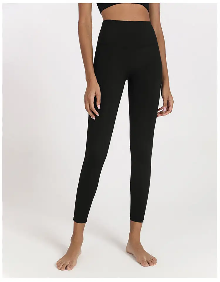 High Waist Pocket Yoga Pants Elastic Soft Quick Dry Leggings