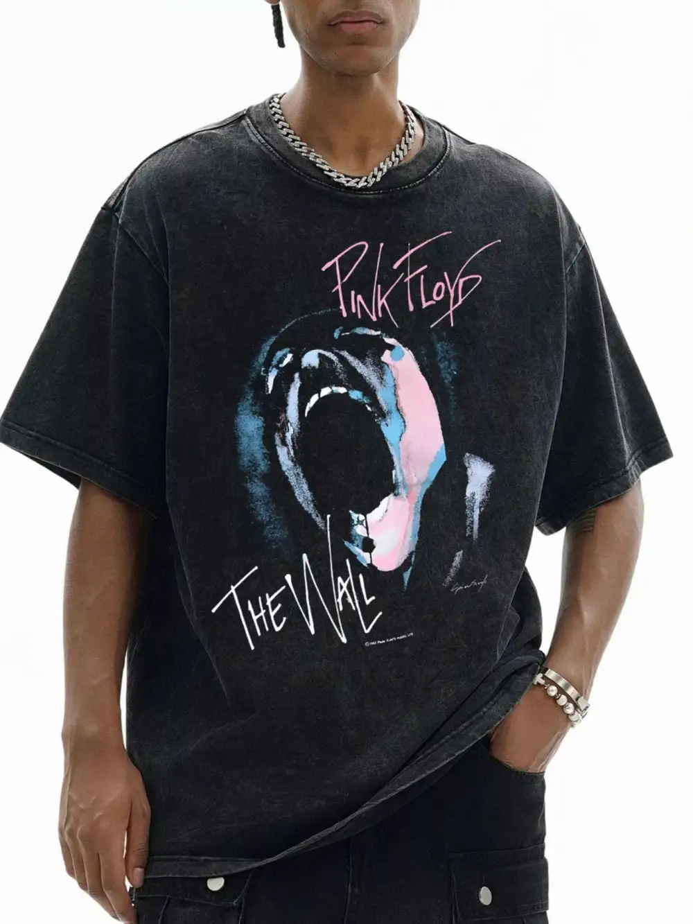 Washed Short Sleeve Oversized Graphic T-Shirt