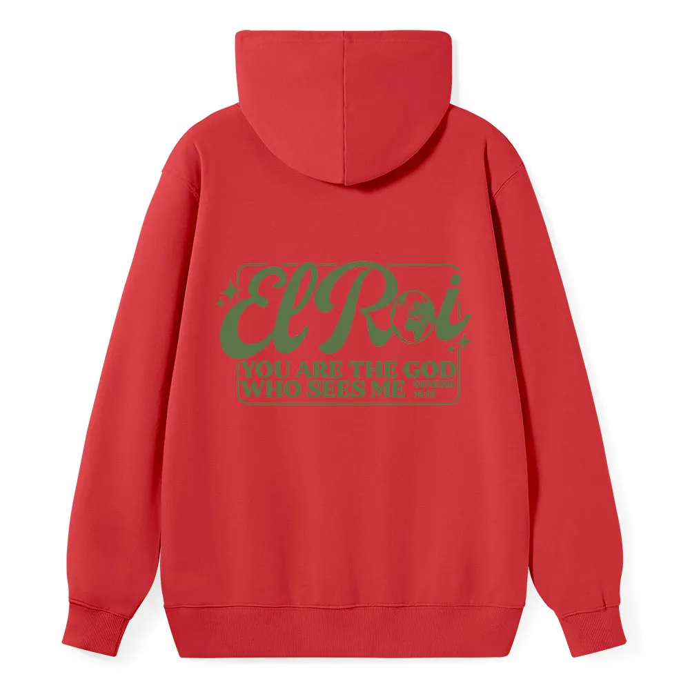 The God Who Sees Me Classic Christian Hoodie