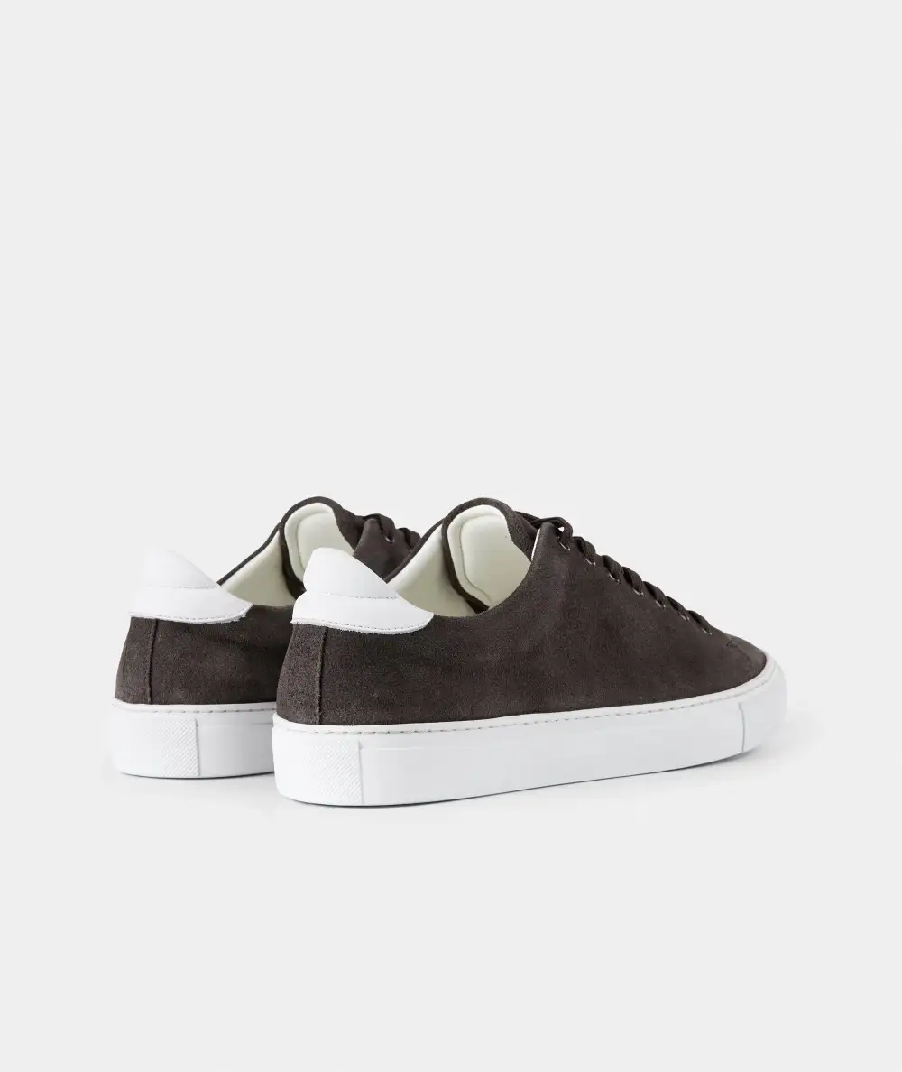 Clean-Line Casual Suede Sneakers