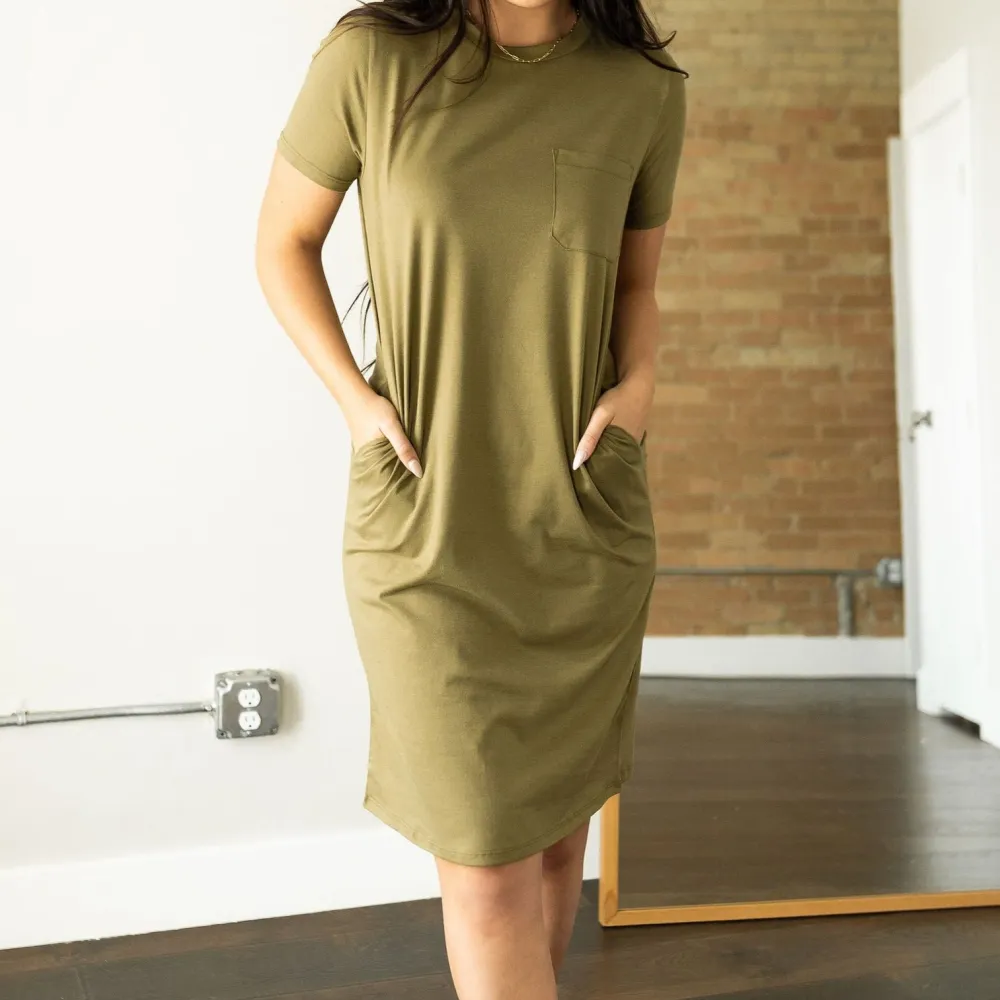 Shirt Midi Midi Dress
