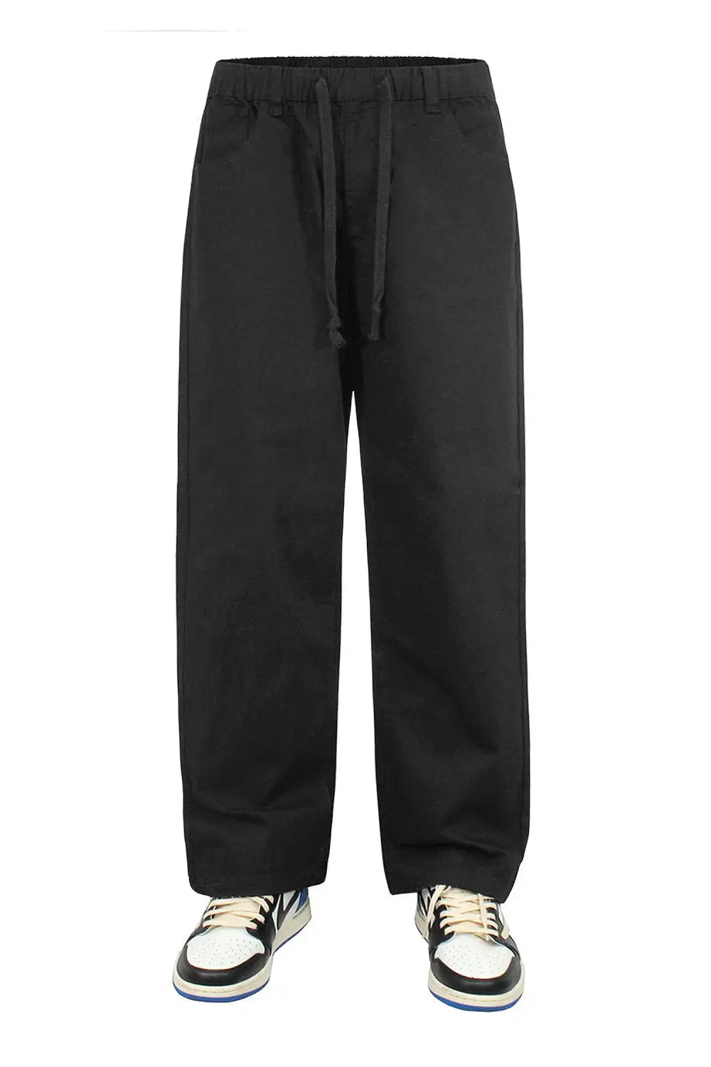 Men's Essential Baggy Fit Open Bottom Jogger Pants
