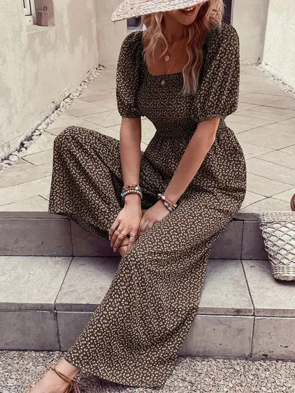 Tailored Everyday Printed Soft Jumpsuit