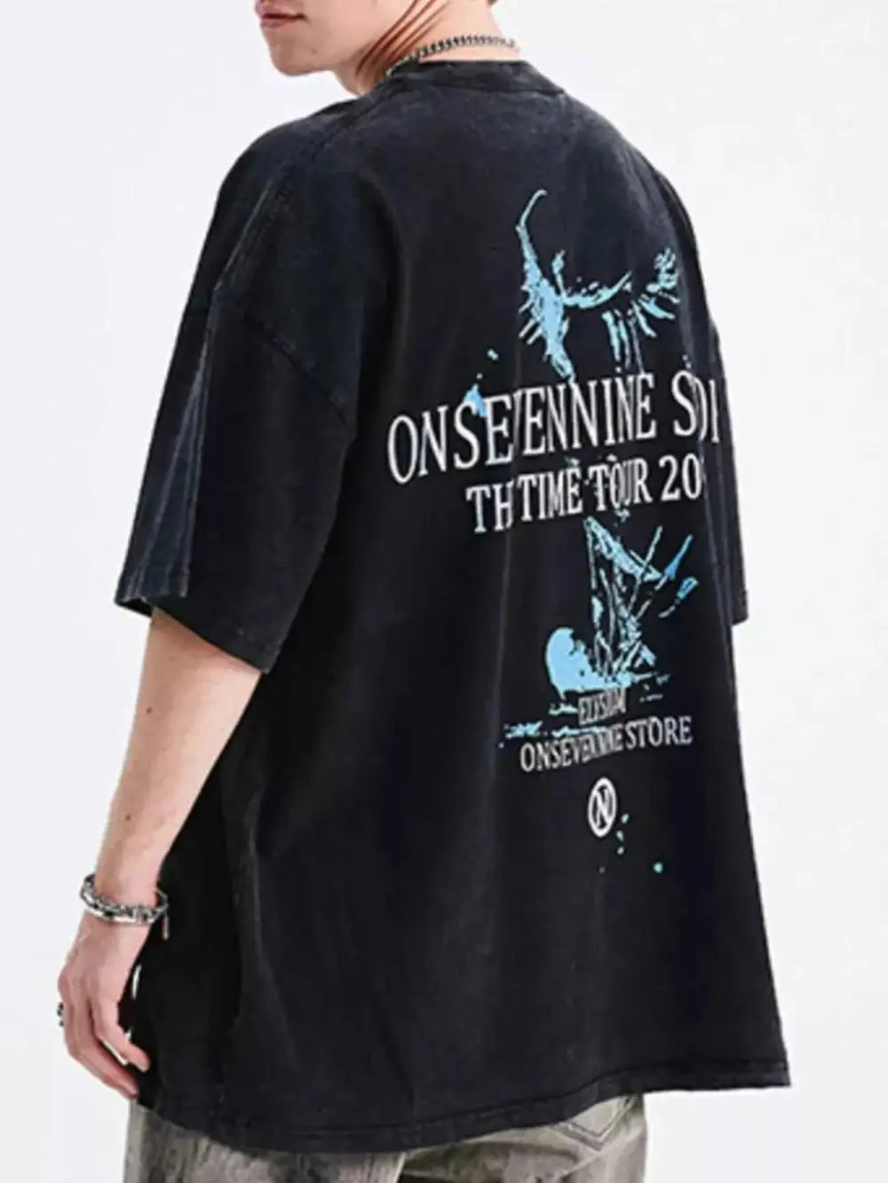 Graphic Round Neck Half Sleeve T-Shirt