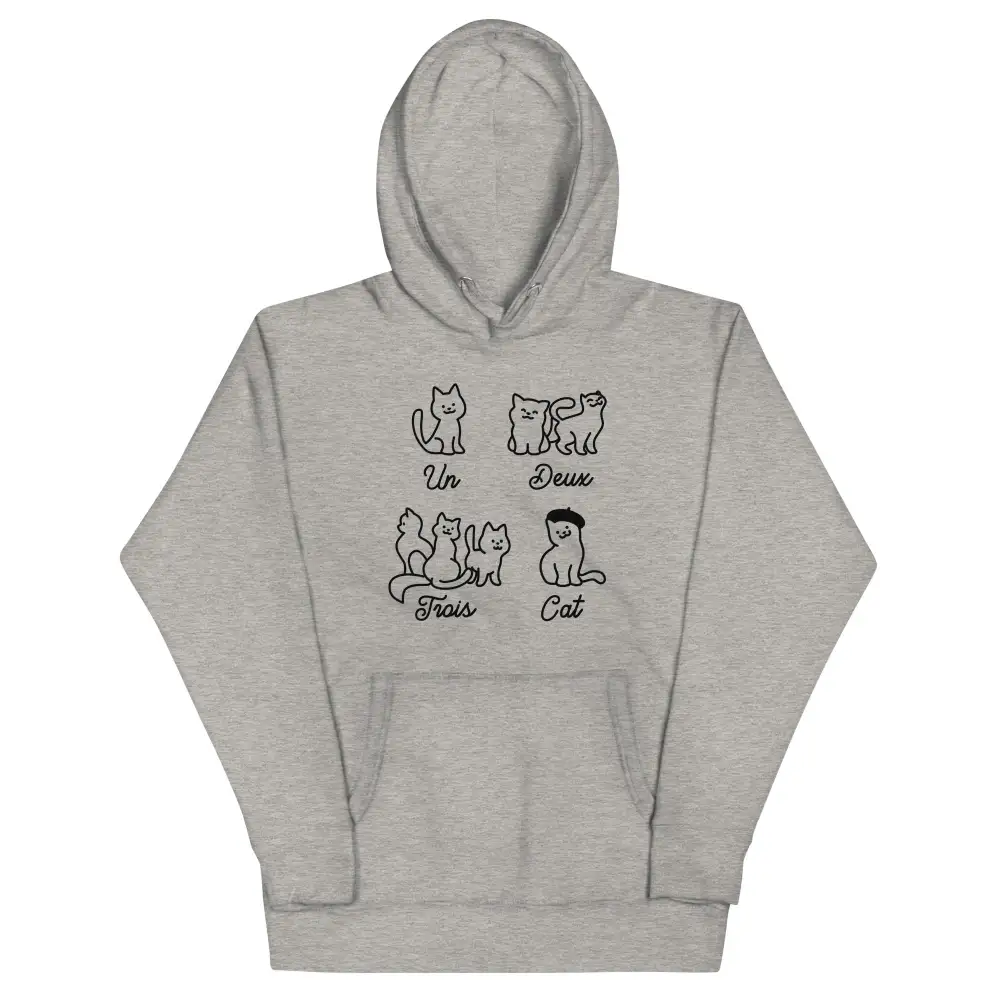 Un Deux Trois Cat Unisex Comfort Hoodie