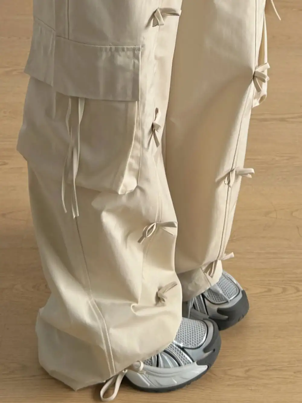 Elastic Waist Drawstring Pocketed Everyday Cargo Pants