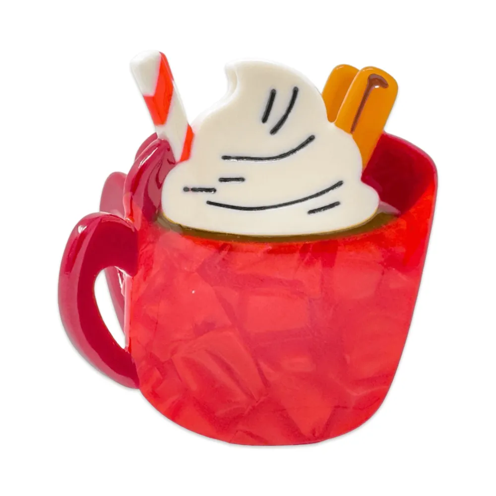 Hot Cocoa Acetate Hair Claw