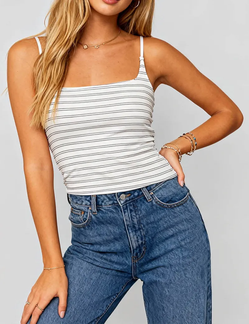 Chic Square Neck Cami Top
