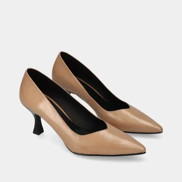 Modern Patent Effect Stiletto Pumps