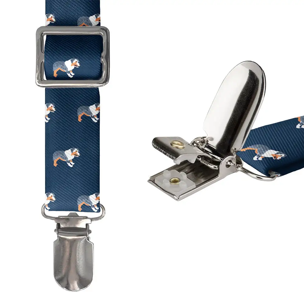 Balanced Versatile Shepherd Dog Theme Suspenders