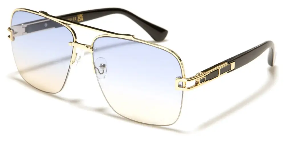 Men's Brow-Bar Sunglasses