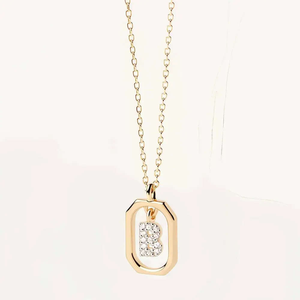 Initial Framed Necklace