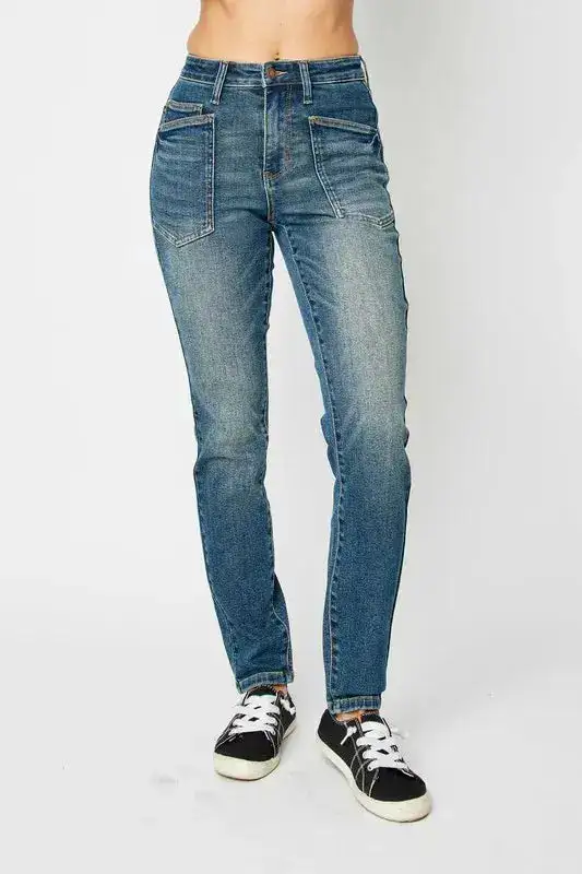 Cotton Stretch Skinny Denim Jeans
