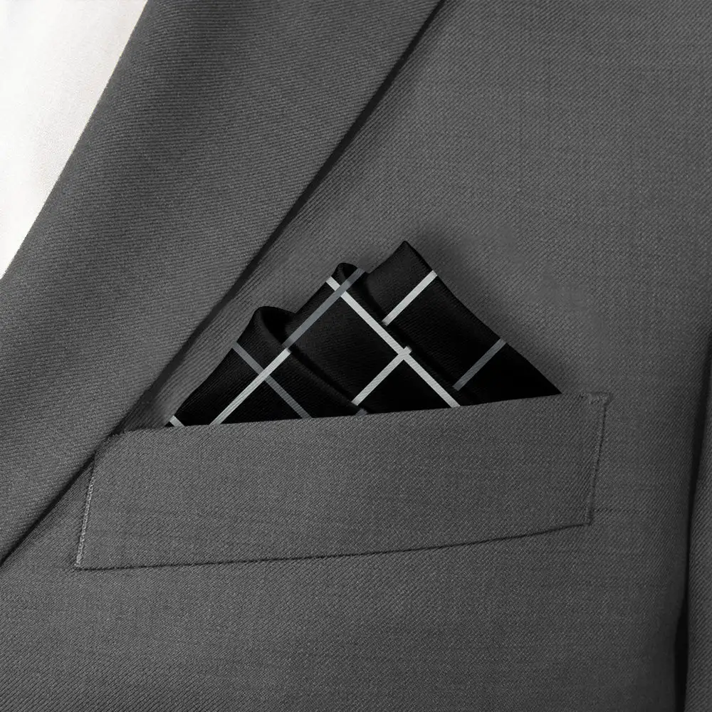 Distinctive Refined Plaid Pocket Square