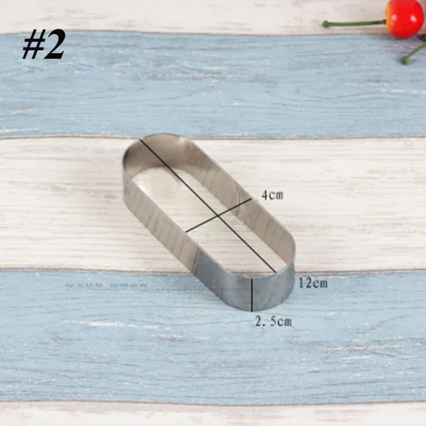 Stainless Steel Oval Cake Mold