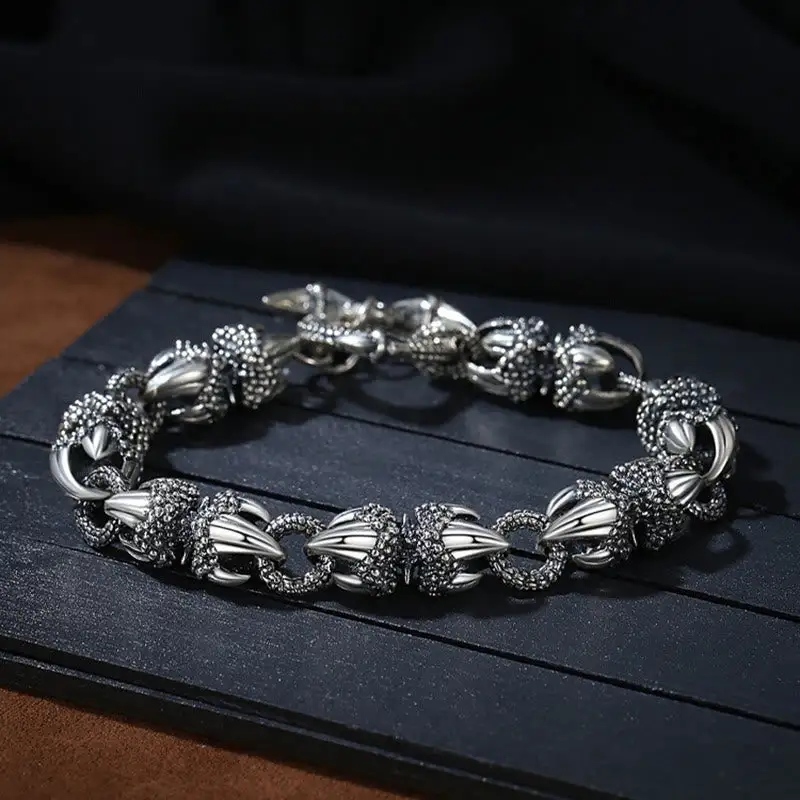 Dragon Claw Engraved Bracelet